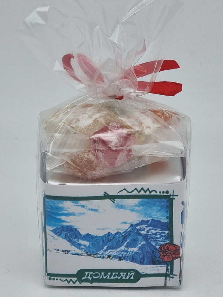 Чай зеленый ручной сбор 40гр +лукум 50гр Домбай