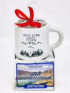 Краснополянский чай "Высокогорный" 40гр + кружка мини Дагестан