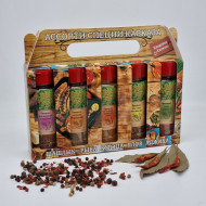 Ассорти специй из Сочи 5 банок 600гр с новым годом