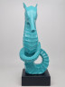 Сувенир керамика "Морской конек" бирюзовый