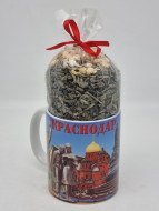 Кружка 250мл зеленый чай с жасмином 105гр "Краснодар 1"