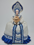 Грелка на чайник "Кукла Забава" 25см