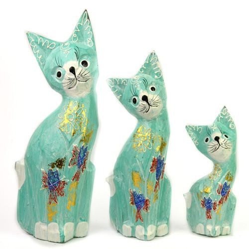 Набор 3 котов 15*20*25см