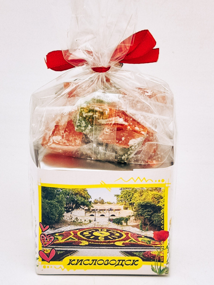 Краснополянский чай "Перевальный" 40гр +лукум 50гр Кисловодск с магнитом