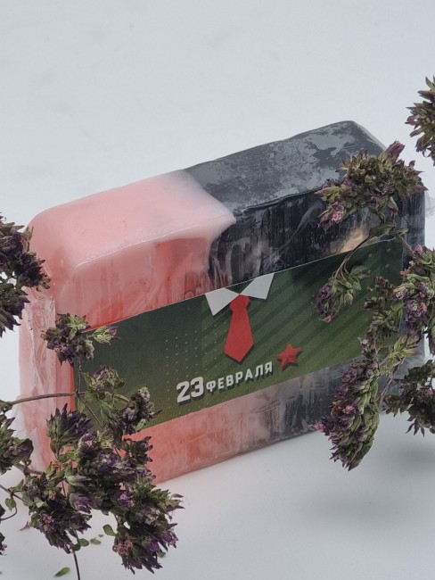 Мыло ручной работы Орхидея 100гр с 23 февраля