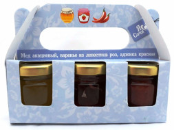 Сочинский деликатес №2 (мед, варенье, аджика красная) мини