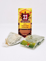 Подарочный набор с 23 февраля для бани соль можжевельник 150гр и запарка эвкалипт