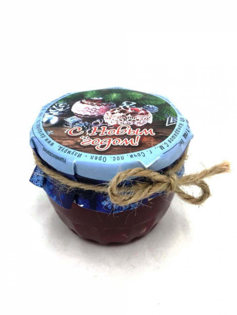 Варенье черника 200гр с новым годом