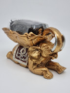 Чаша подставка из полистоуна Слон светлый