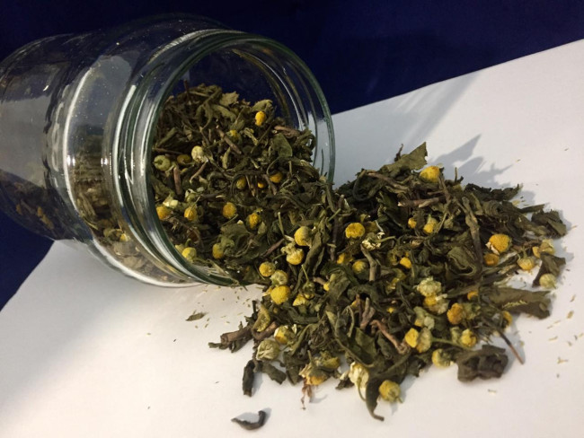 Чёрный чай с ромашкой 50гр