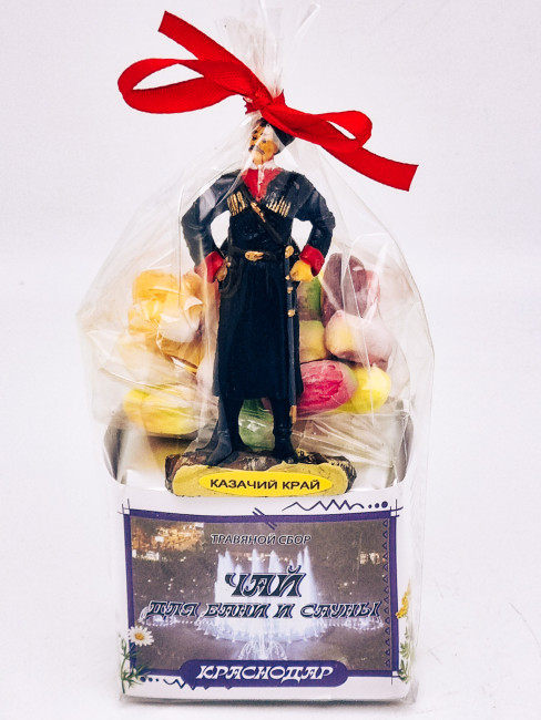 Краснополянский чай "для сауны и бани" 40гр + парварда 50гр Краснодар с магнитом Казак Краснополянский чай "для сауны и бани" 40гр + парварда 50гр Краснодар с магнитом Казак