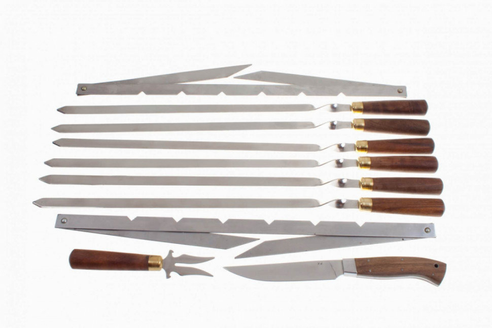 Набор №3 в сумке шампура, мангал, нож и вилка