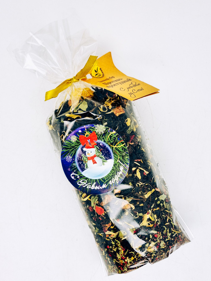 Подарок на новый год Краснополянский чай противопростудный ручной сбор 100гр