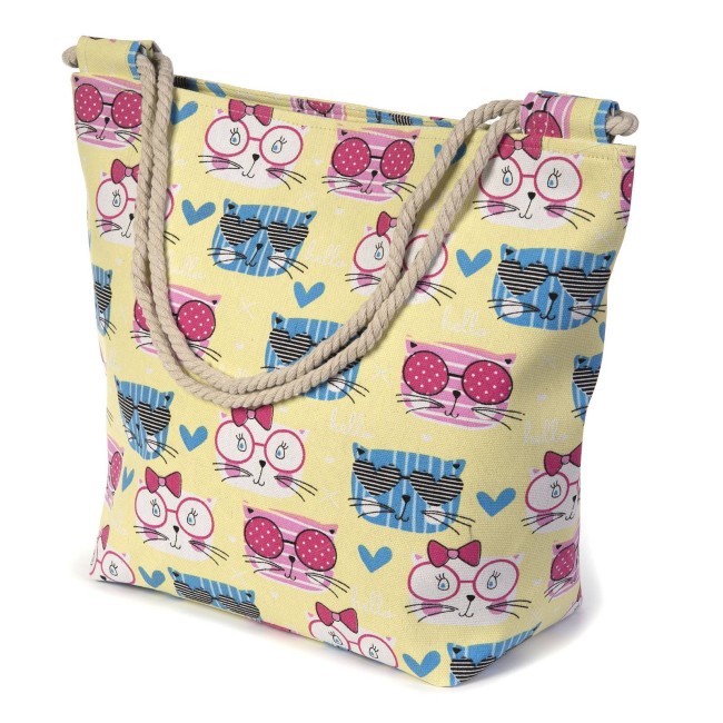 Сумка пляжная ручка канат №12