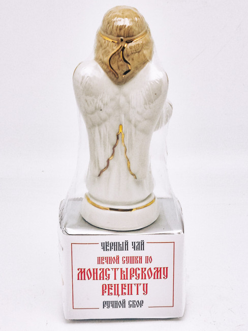 Чай печной сушки по монастырскому рецепту чер 35гр с сувениром ангел с лепниной коллекционный фарфор