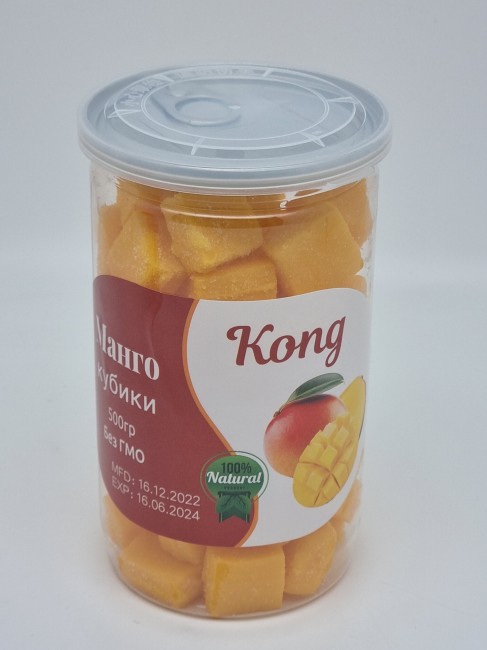 Кубики со вкусом манго в банке 500гр Кубики со вкусом манго в банке 500гр