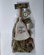 Набор для бани с веником Сочинский №1 с новым годом