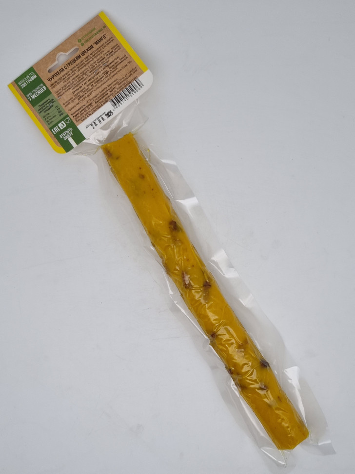 Чурчхела №1 с грецким орехом с манго 200гр