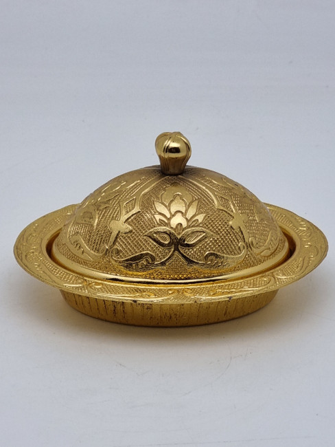 Лукумница с крышкой (замак золото) Лукумница с крышкой (замак золото)