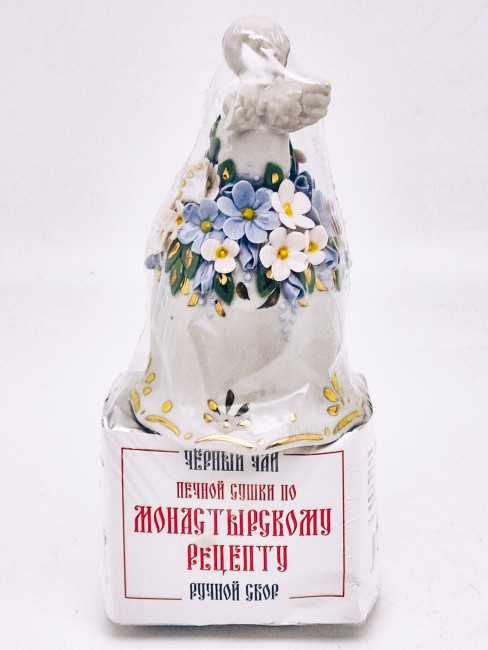 Чай печной сушки по мон. рецепту черный 35гр и колокольчик ангел с лепниной коллекционный фарфор Чай печной сушки по мон. рецепту черный 35гр и колокольчик ангел с лепниной коллекционный фарфор