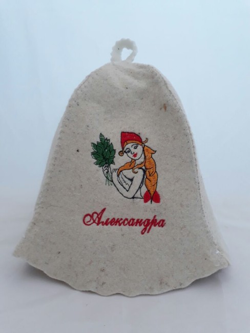 Шапка для бани и сауны «Александра»