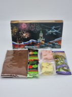 Набор Праздничный кофе, мед, пастила и нуга с 23 февраля