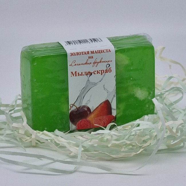 Мыло-скраб Золотая Мацеста 100гр Мыло-скраб Золотая Мацеста 100гр