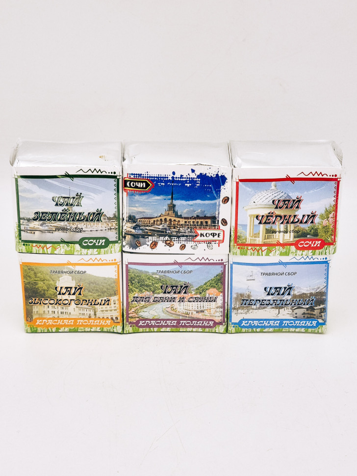 Чай + кофе ассорти 6шт 295гр