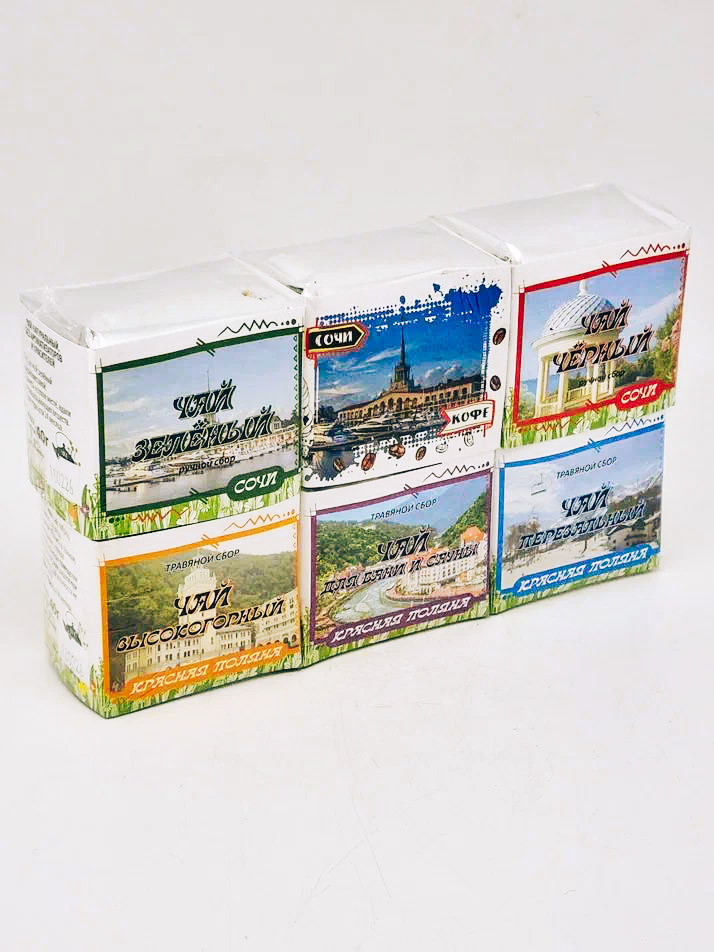 Чай + кофе ассорти 6шт 295гр