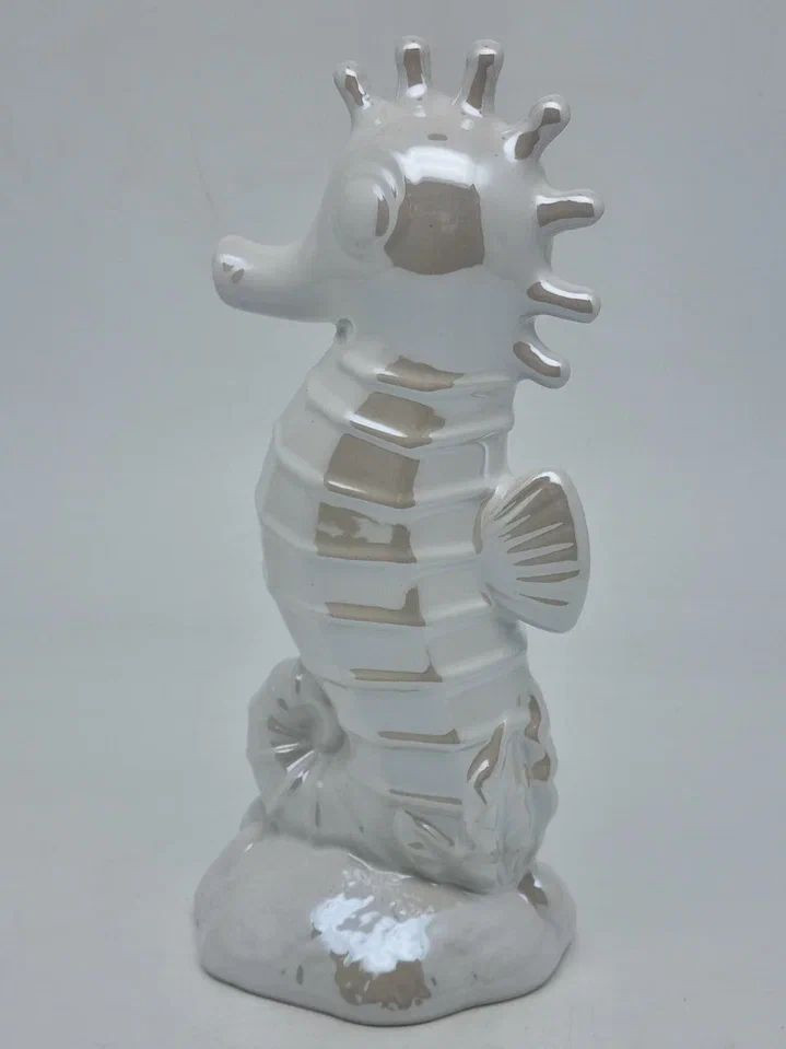 Копилка для денег "Морской конек" перламутр