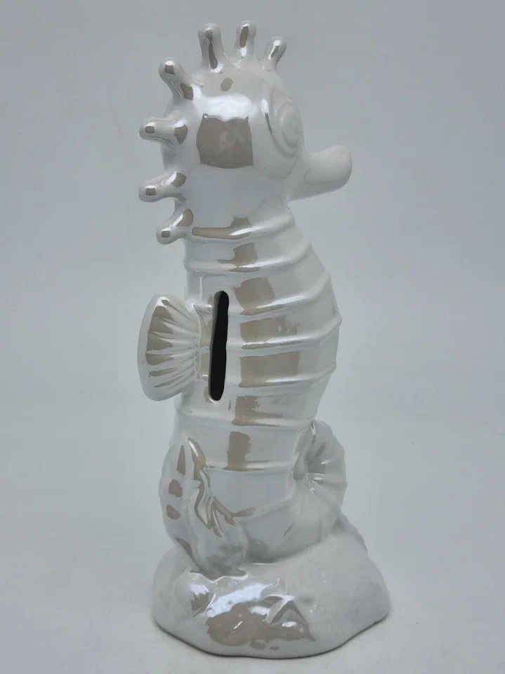 Копилка для денег "Морской конек" перламутр