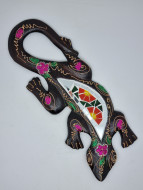 Декоративное панно Геккон 30см, мозайка