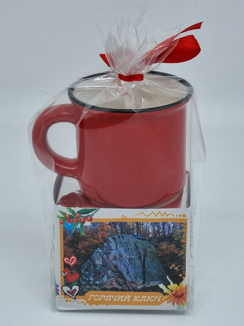 Краснополянский чай "Высокогорный" 40гр + кружка мини Горячий Ключ