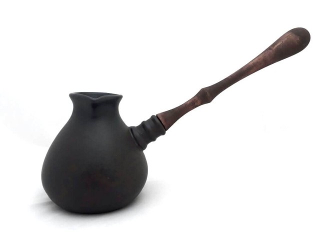 Турка "Амфора" фарфоровая жаропрочная 330мл Турка "Амфора" фарфоровая жаропрочная 330мл