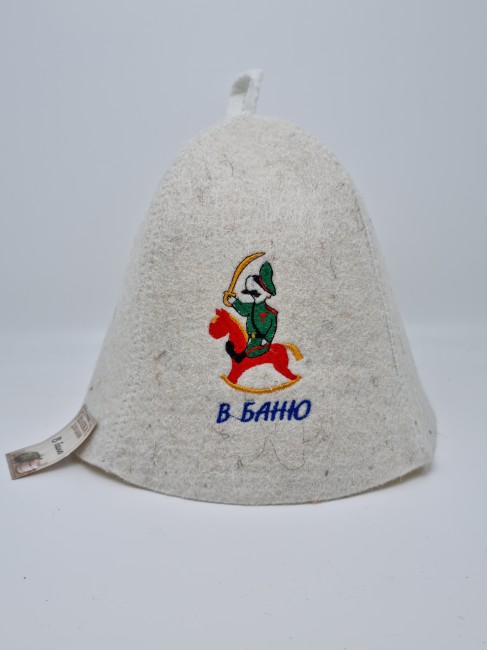 Шапка для бани "В баню" Шапка для бани "В баню"