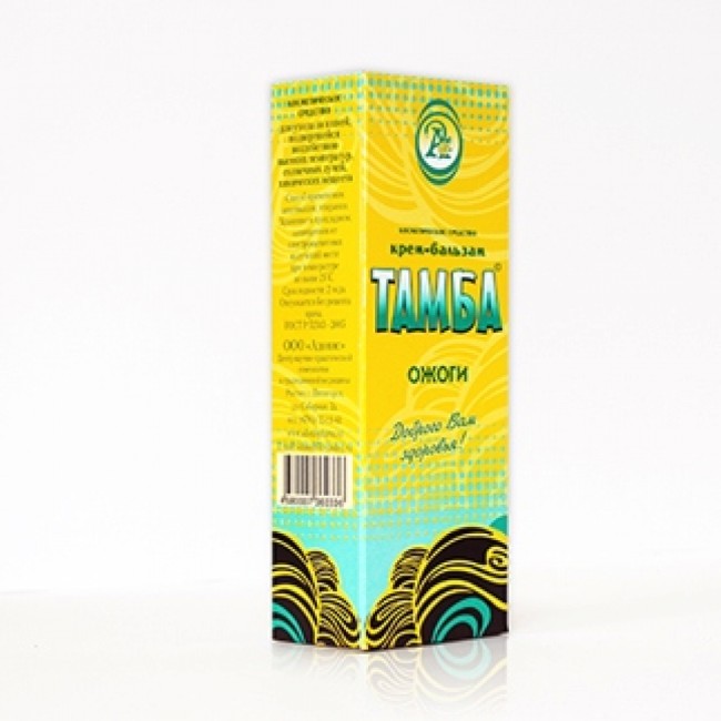 Крем-бальзам Тамба "Ожоги" 75гр