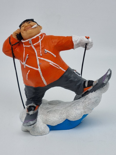 Статуэтка Лыжник толстяк Статуэтка Лыжник толстяк