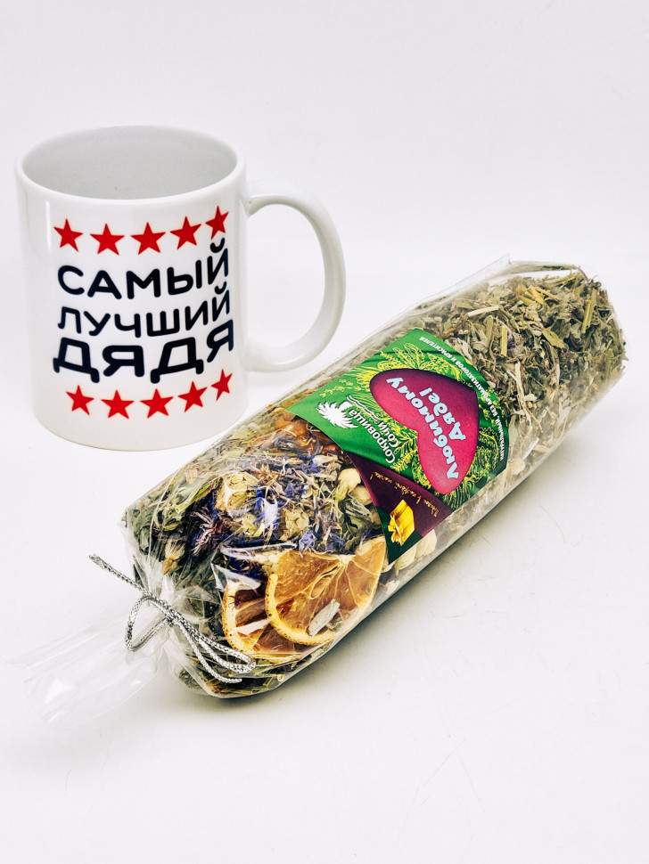 Подарочный набор дяде краснополянский чай "Букет здоровья" 100гр в кружке 300мл