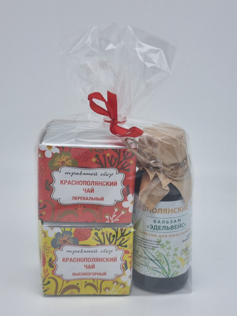 Краснополянский набор 2 чая и бальзам Краснополянский набор 2 чая и бальзам