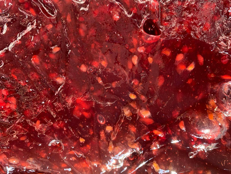 Конфитюр "Ежевика" 200гр с новым годом