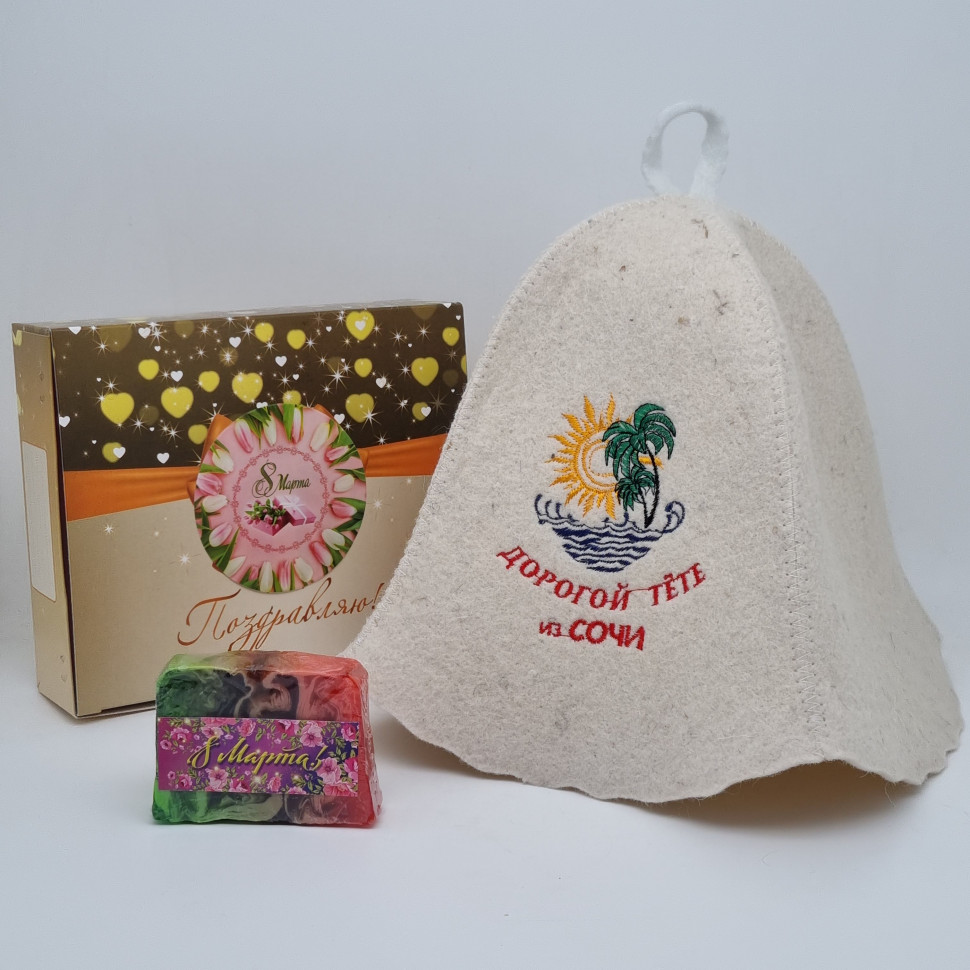 Набор для бани "Тёте" с 8 марта