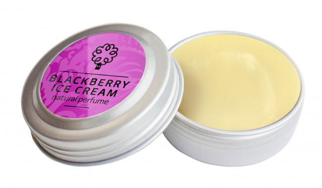 Натуральные твердые духи "Ежевичное мороженое/Blackberry ice cream" 10гр