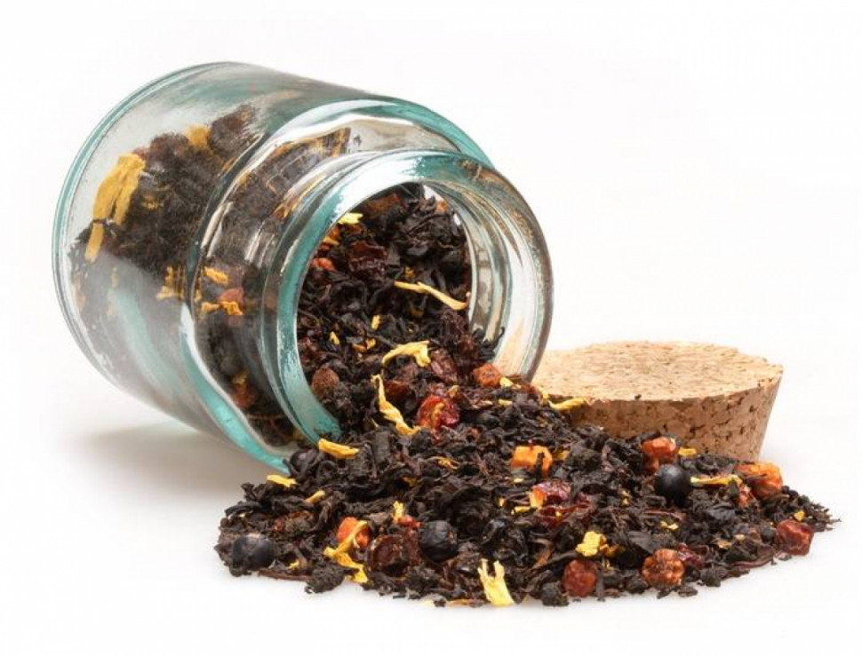 Чёрный чай "Ягодный коктейль" 50гр