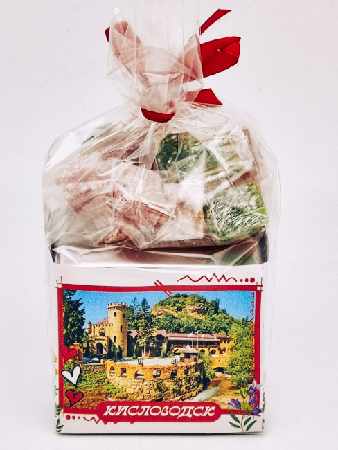 Чай черный ручной сбор 35гр +лукум 50гр Кисловодск с магнитом Чай черный ручной сбор 35гр +лукум 50гр Кисловодск с магнитом