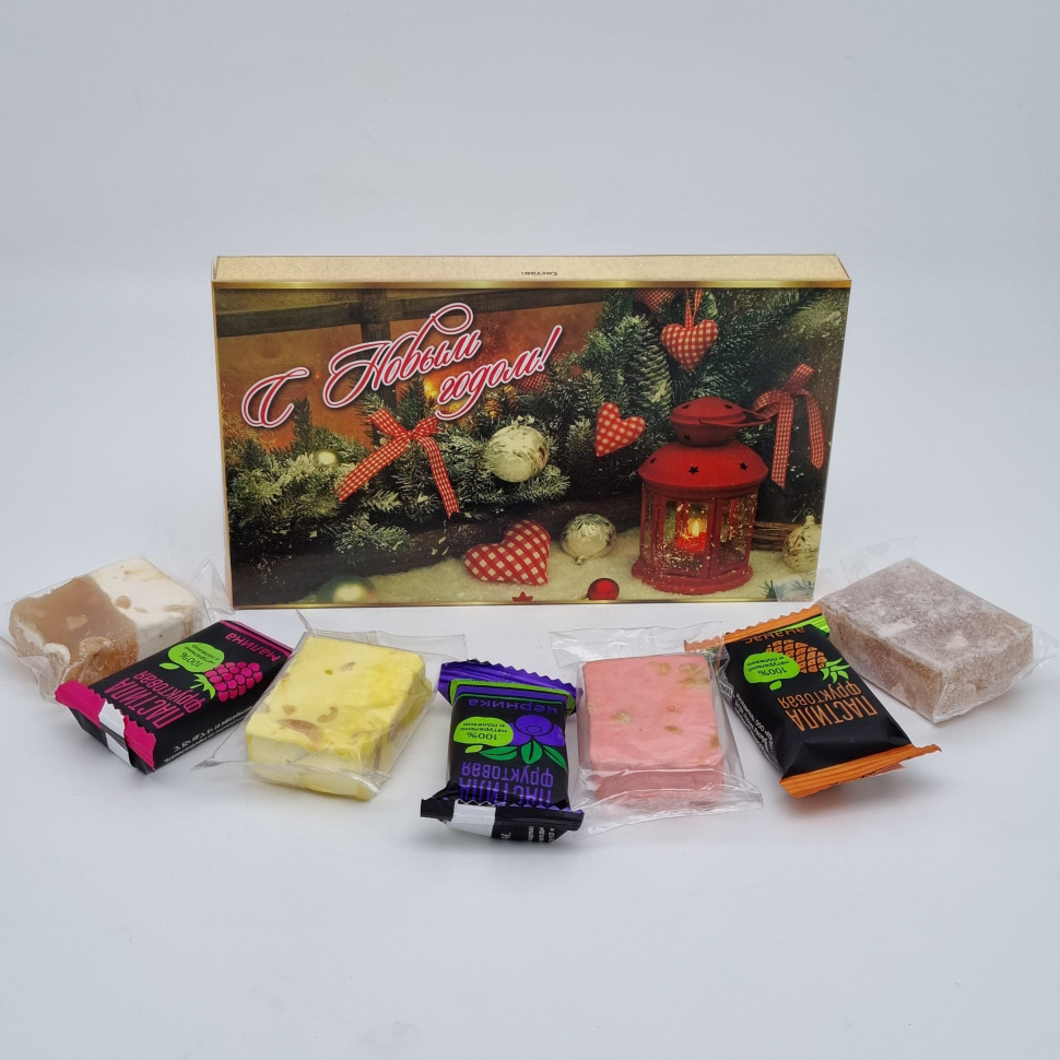 Набор Праздничный нуга, мальбан, пастила с новым годом