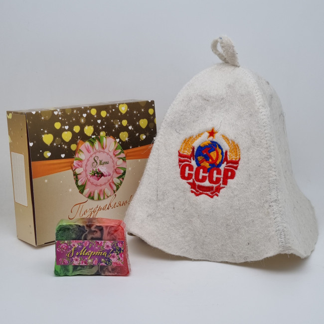 Набор для бани "СССР" с 8 марта