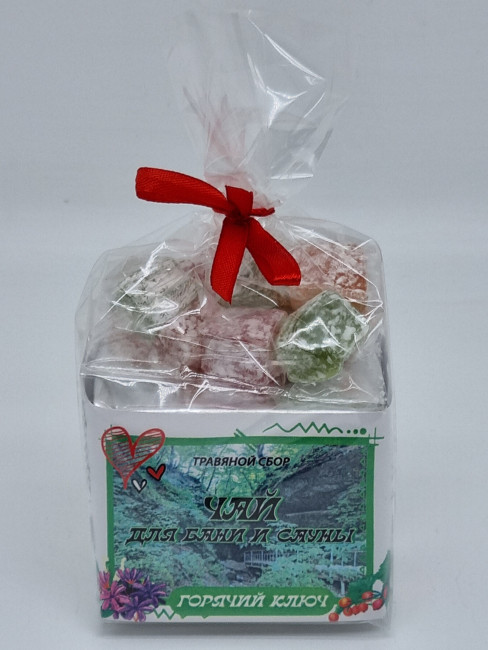 Краснополянский чай "для бани и сауны" 40гр +лукум 50гр Горячий Ключ Краснополянский чай "для бани и сауны" 40гр +лукум 50гр Горячий Ключ