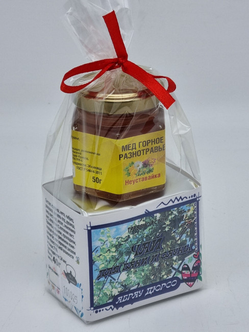 Краснополянский чай "для сауны и бани" 40гр +мед 50гр Абрау-Дюрсо Краснополянский чай "для сауны и бани" 40гр +мед 50гр Абрау-Дюрсо