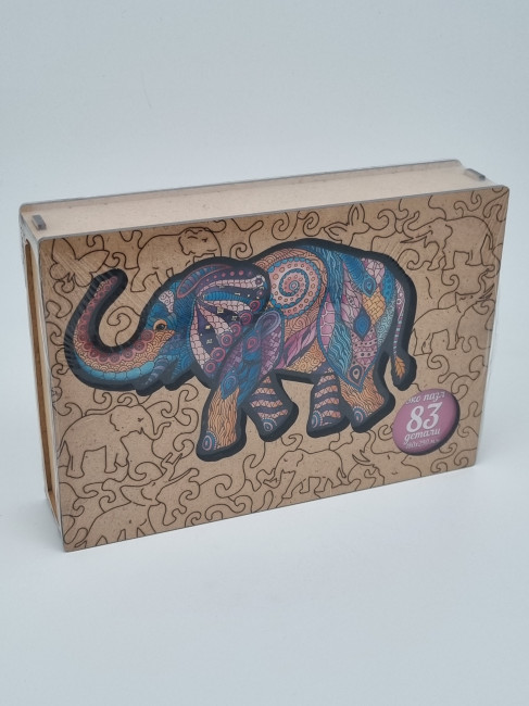 Пазлы №7 "Слон цветной" Пазлы №7 "Слон цветной"