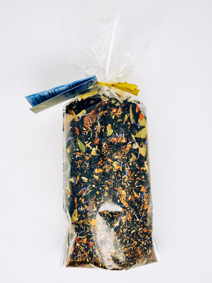 Подарок на 23 февраля Краснополянский чай для бани и сауны фруктовый ручной сбор 100гр